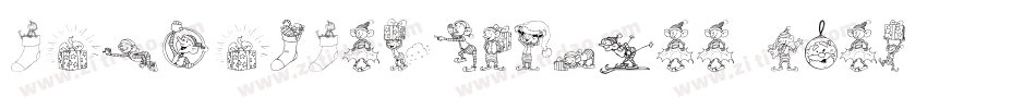 SantasSleighFull Bold手机版字体转换
